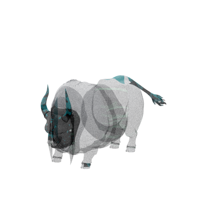Rocky Cow enemy model
