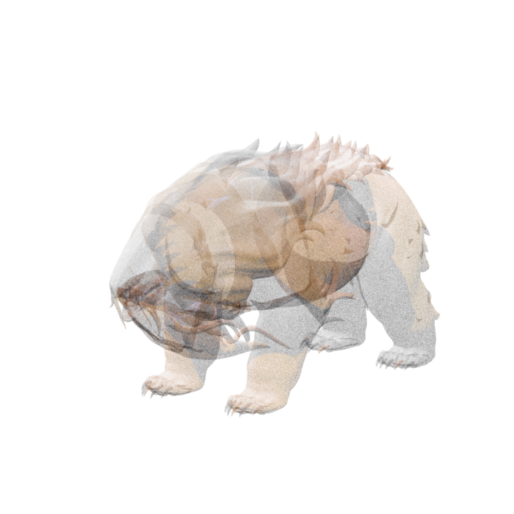 Grappling Grizzly boss model