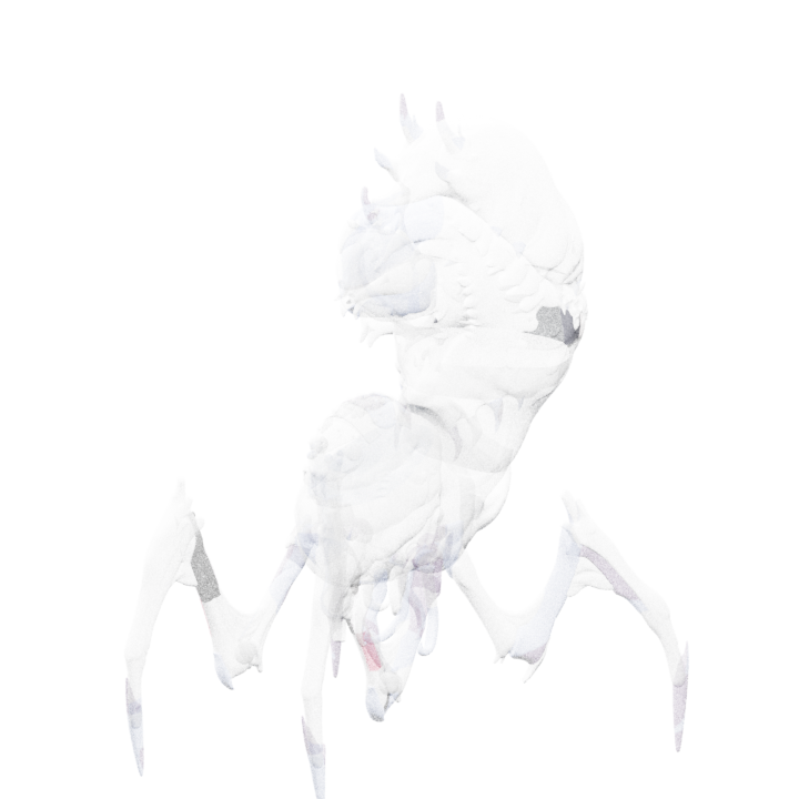Coiling Threadmaker enemy model